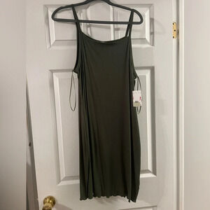 Hunter Green BP Jersey Dress Size L NWT